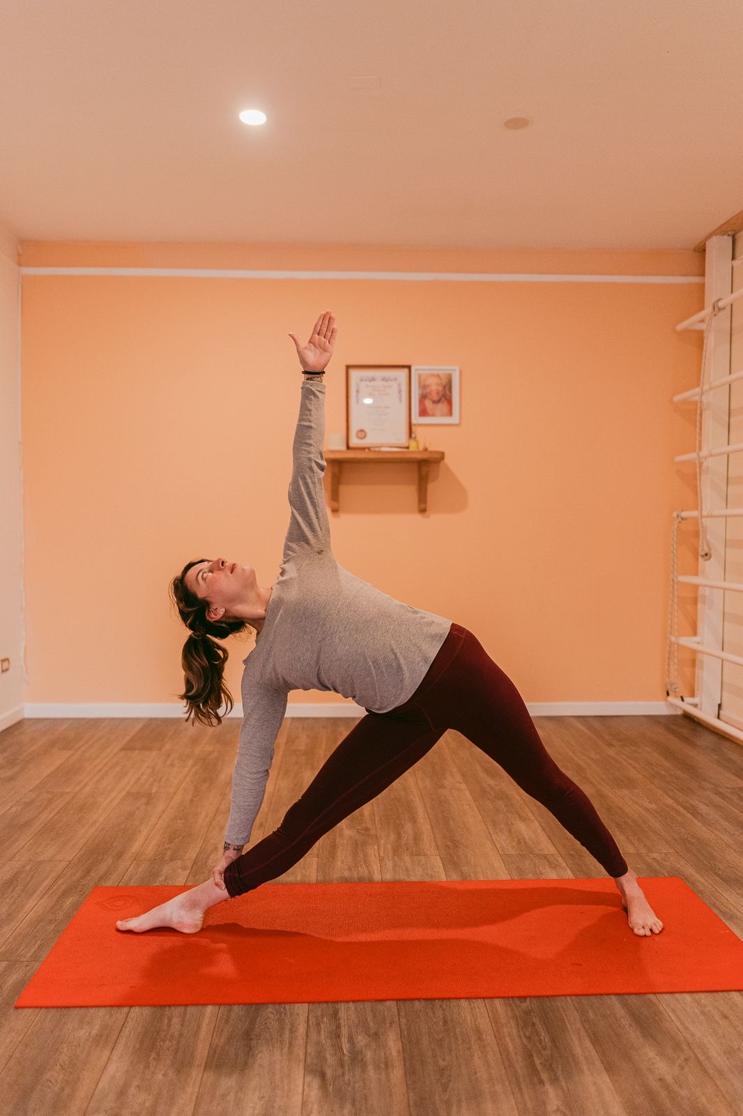 Utthita Trikonasana, postura del triángulo